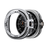 Spigen Bezel Tune Pro Pilot Cover für Samsung Galaxy Watch 8 Classic 46 mm – Silber