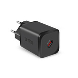 SBS TETRGAN1C45W 45-W-GaN-USB-C-Wandladegerät mit Power Delivery – Schwarz