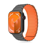 Tech-Protect IconBand Magnetic Strap for Apple Watch 4 / 5 / 6 / 7 / 8 / 9 / SE / Ultra 1 / 2 (42/44/45/49 mm) - Titanium Orange