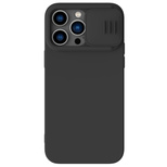 Nillkin CamShield Silky Silicone Case iPhone 14 Pro Case with Camera Protector Black