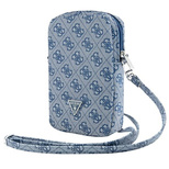 Guess Zip 4G Dreieckstasche – blau