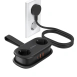 Orico AP3 20W GaN 5in1 Power Strip 2x AC + 2x USB-A + 1x USB-C - Black