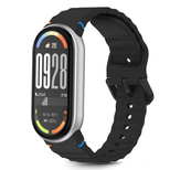 Pasek Tech-Protect Silicone Sport na Xiaomi Smart Band 8 / 9 / 10 / NFC - czarny