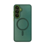 Wozinsky Fashion Case with MagSafe for Samsung Galaxy S24 FE - Green