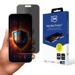 Prywatyzująca folia ochronna 3mk Silky Matt Privacy na Apple iPhone 17 Pro