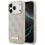 Guess 4G Logo Plate MagSafe Case für iPhone 17 Pro - Pink