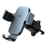 Uchwyt samochodowy Baseus Metal Age 3 grawitacyjny na kratkę nawiewu - szary