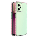 Spring Case case for Realme C35 silicone cover with frame light pink