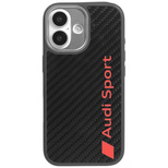Audi R8 Carbon Fiber MagSafe Case für iPhone 17 - Schwarz