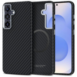 Tech-Protect Ion Carbon MagSafe Case für Samsung Galaxy S25 - Schwarz