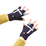 Women's/children's winter phone gloves - black