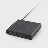 HUB UNIQ Surge LITHOS Collective 90W 2xUSB-A QC 3.0 / 2xUSB-C PD 3.0 - czarny