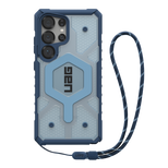 UAG Pathfinder Clear Magnet Bundle Case with Magnetic Module and Wrist Strap for Samsung Galaxy S25 Ultra 5G - Navy Blue