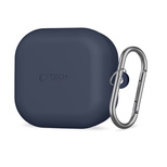 Tech-Protect Silicone Hook Case for Samsung Galaxy Buds 4 / 4 Pro - Navy Blue