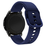 Silikonarmband TYS Band für Samsung Galaxy Watch 40 / 41 / 42 / 43 / 44 mm - dunkelblau