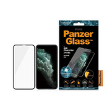 PanzerGlass E2E Super+ antibakterielles Panzerglas für iPhone XS Max / 11 Pro Max – mit schwarzem Rahmen