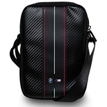 BMW Carbon &amp; Red Stripe Tasche für ein 10&quot; Tablet - Schwarz