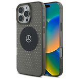 Etui Mercedes MB Case Star Pattern na iPhone 16 Pro - czarne