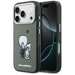 Karl Lagerfeld Karl &amp; Choupette MagSafe Back Case für iPhone 17 Pro Max – Schwarz