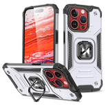 Wozinsky Ring Armor iPhone 15 Pro iPhone 15 Pro Ring Armor Case - Silver