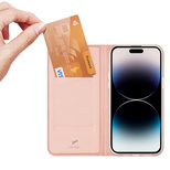 Dux Ducis Skin Pro Wallet Case für iPhone 15 Pro – Pink