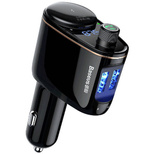 Baseus S-06 Bluetooth/USB car FM transmitter (Overseas Edition) - black