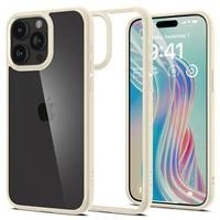 Etui Spigen Crystal Hybrid na iPhone 15 Pro Max - przezroczysto-beżowe