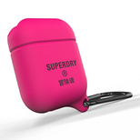 SuperDry AirPods Cover Waterproof różowy /pink