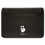 Pokrowiec Karl Lagerfeld Saffiano Monogram Choupette na laptopa 14" - czarny