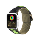 Dux Ducis Strap (Outdoor Version) pasek Apple Watch Ultra, SE, 9, 8, 7, 6, 5, 4, 3, 2, 1 (49, 45, 44, 42 mm) nylonowa opaska bransoleta czarno-zielony