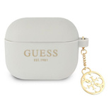 Guess GUA3LSC4EG AirPods 3 Abdeckung grau/grau Silikon Charm 4G Collection