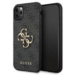 Guess GUHCN584GMGGR iPhone 11 Pro szary/grey hardcase 4G Big Metal Logo