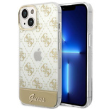 Guess GUHCP14MHG4MHG iPhone 14 Plus 6,7 &quot;Gold / Gold Hardcase 4G Pattern Script