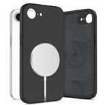 Tech-Protect Liquid Silicone MagSafe iPhone 16e Hülle - Schwarz