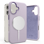 Tech-Protect Silicone PU MagSafe iPhone 16 Case - Purple