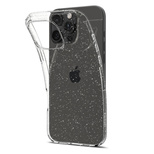 Etui Spigen Liquid Crystal na iPhone 16 Pro - przezroczysto-brokatowe