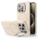 Etui ESR Cloud Kickstand Halolock z MagSafe na iPhone 15 Pro Max - beżowe