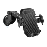 Telescopic car holder with suction cup Black