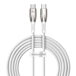 Baseus CADH000802 USB-C - USB-C PD cable 100W 5A 480Mb/s 2m - white