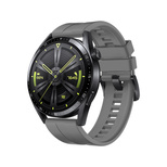 Strap One Silikonarmband Armband Armband für Huawei Watch GT 3 42 mm dunkelgrau