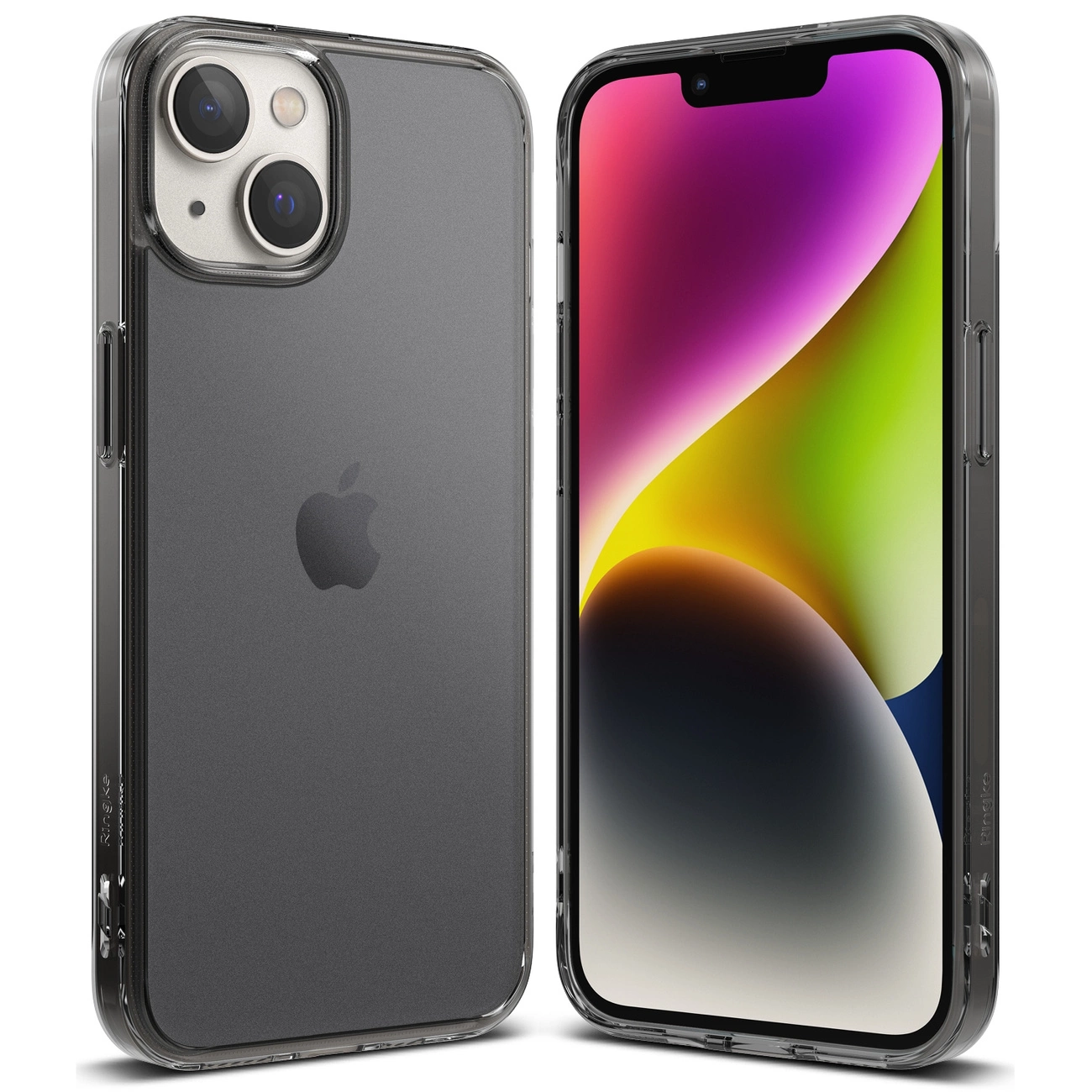 Ringke Fusion Matte case iPhone 14 Plus cover with a gel frame