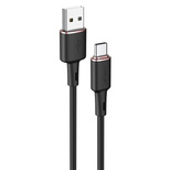 Acefast USB-Kabel - USB Typ C 1,2 m, 3 A schwarz (C2-04 schwarz)