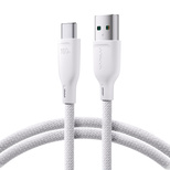 Joyroom Multi-Color Series S-A34 USB-A/USB-C-Kabel 100 W 1 m – weiß