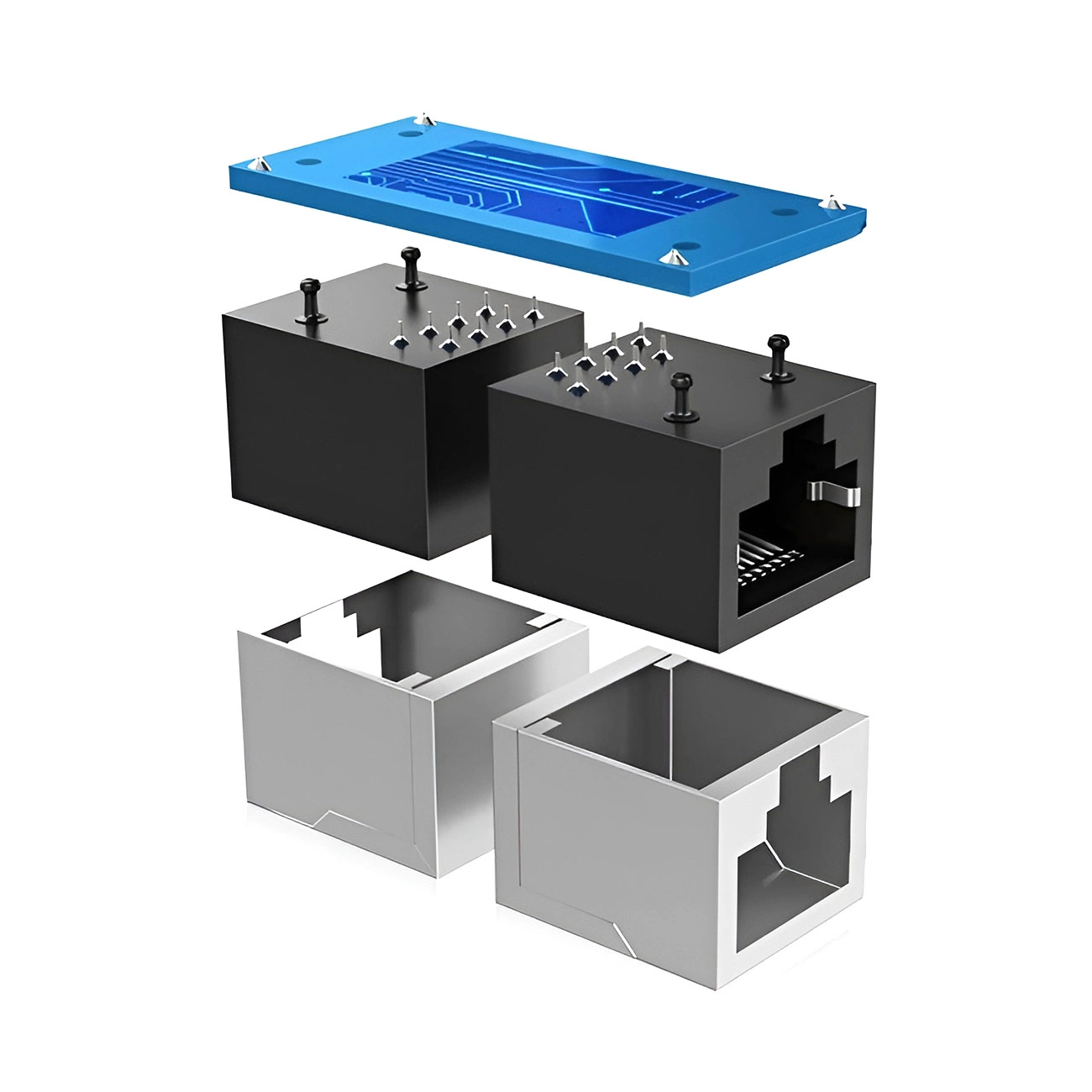 Przykład złączki sieciowej RJ45 (Ugreen 30724)