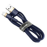 Baseus Cafule USB-A / Lightning 1,5A QC 3.0 Kabel 2 m - Blau-Gold