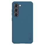 Nillkin Super Frosted Shield Pro Hülle für Samsung Galaxy S23+ gepanzerte Abdeckung + Telefonständer blau