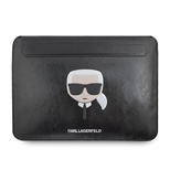 Karl Lagerfeld Hülle KLCS133KHBK 13" schwarz/schwarz Ikonik Karl