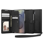 Etui Spigen Wallet "S" na Samsung Galaxy S25 Ultra - czarne