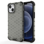 Honeycomb Case armor cover with TPU Bumper for iPhone 13 mini black