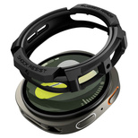 Spigen Rugged Armor Case für Samsung Galaxy Watch 8 44 mm - Mattschwarz